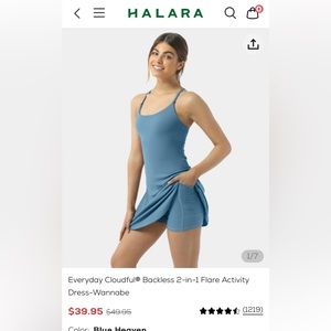 Halara Everyday 2-in-1 Dress S